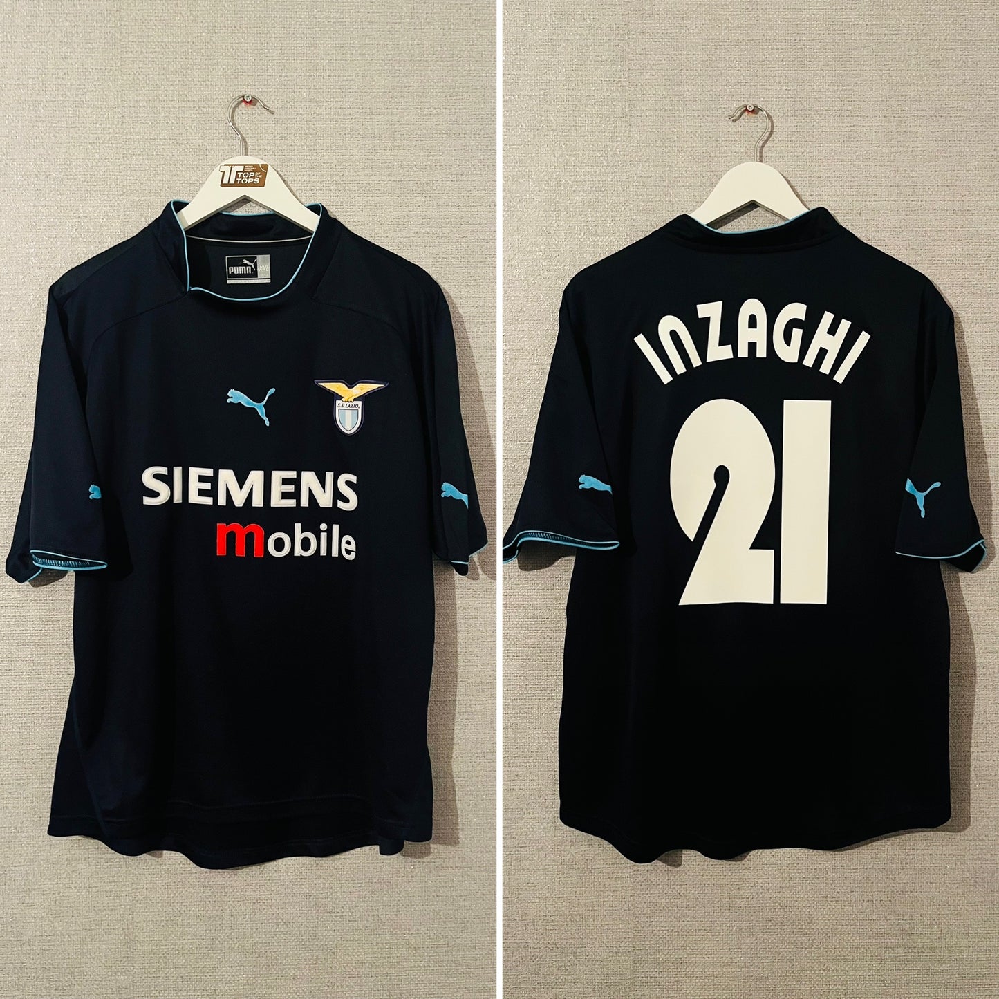 Lazio away football shirt 2002/03 Inzaghi Large