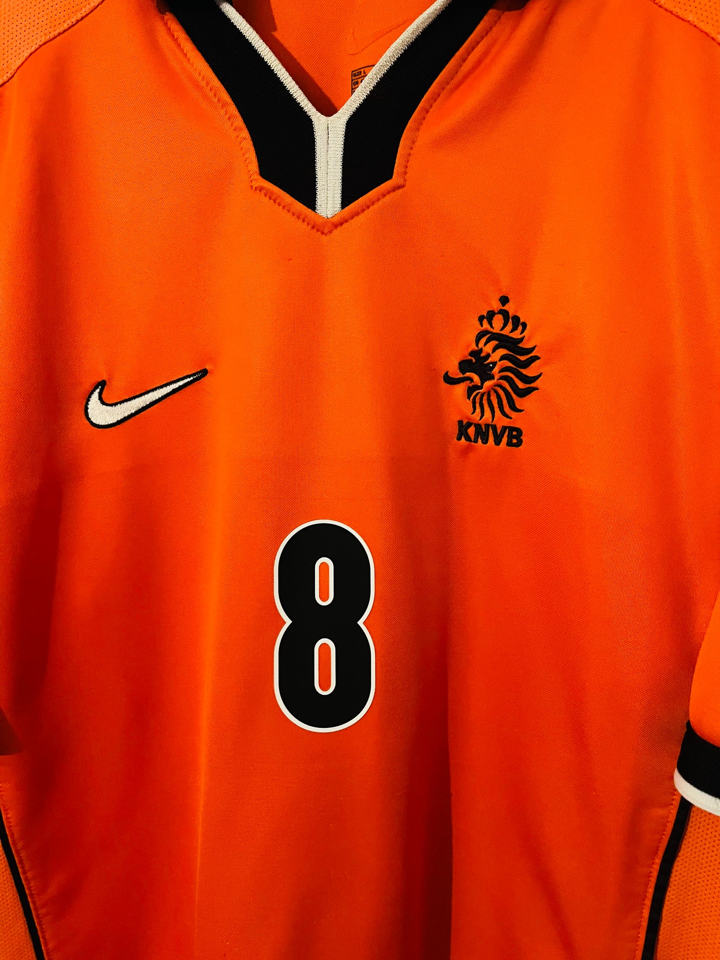 Holland Netherlands home football shirt W/C 1998 Bergkamp Large