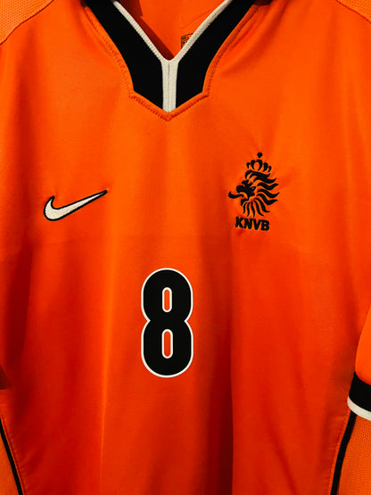Holland Netherlands home football shirt W/C 1998 Bergkamp Large