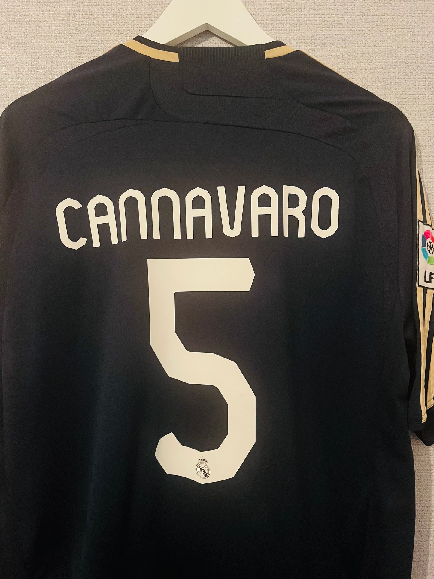 Real Madrid away football shirt 2007/08 Cannavaro Large