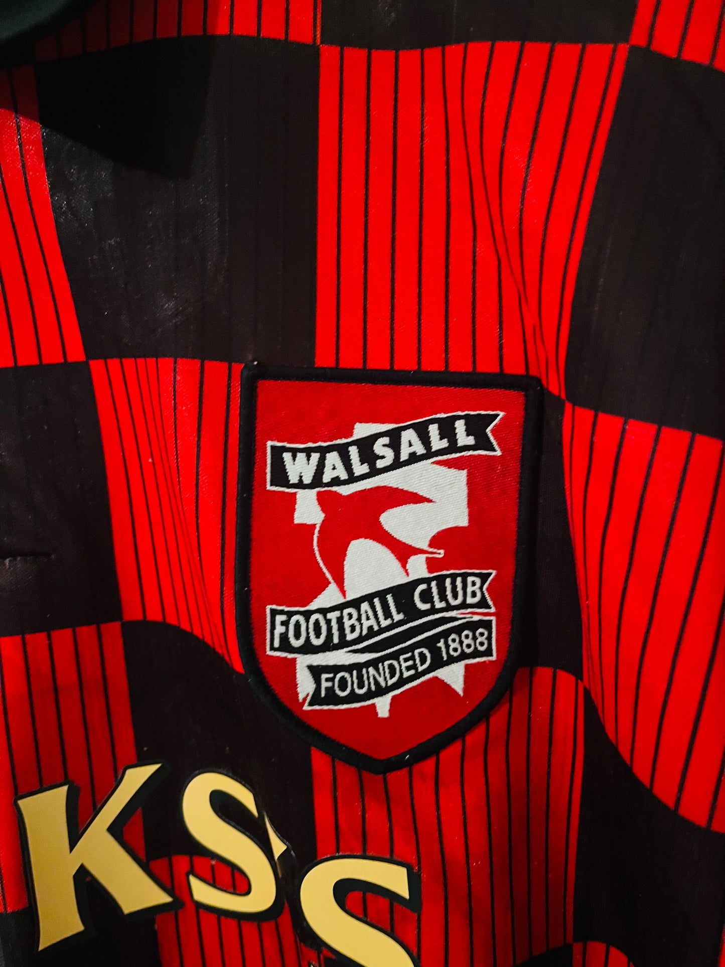 Walsall home football shirt 1997/98 Large