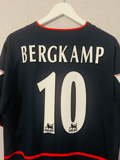 Arsenal away football shirt 2002/03 Bergkamp Large