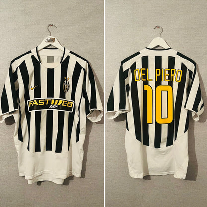 Juventus home football shirt 2003/04 Del Piero Large
