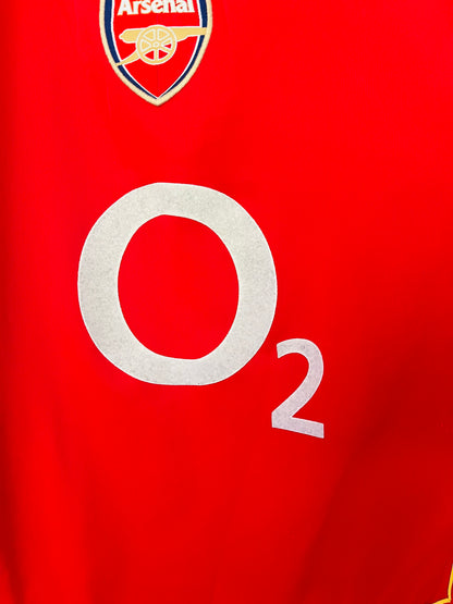 Arsenal home football shirt 2004/05 Pires Large