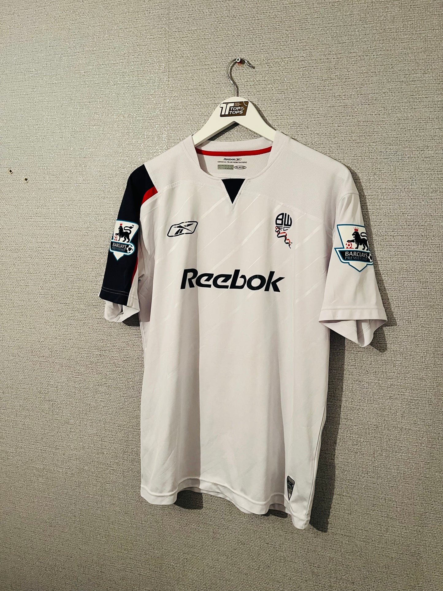Bolton Wanderers home football shirt 2005/07 Nakata Medium