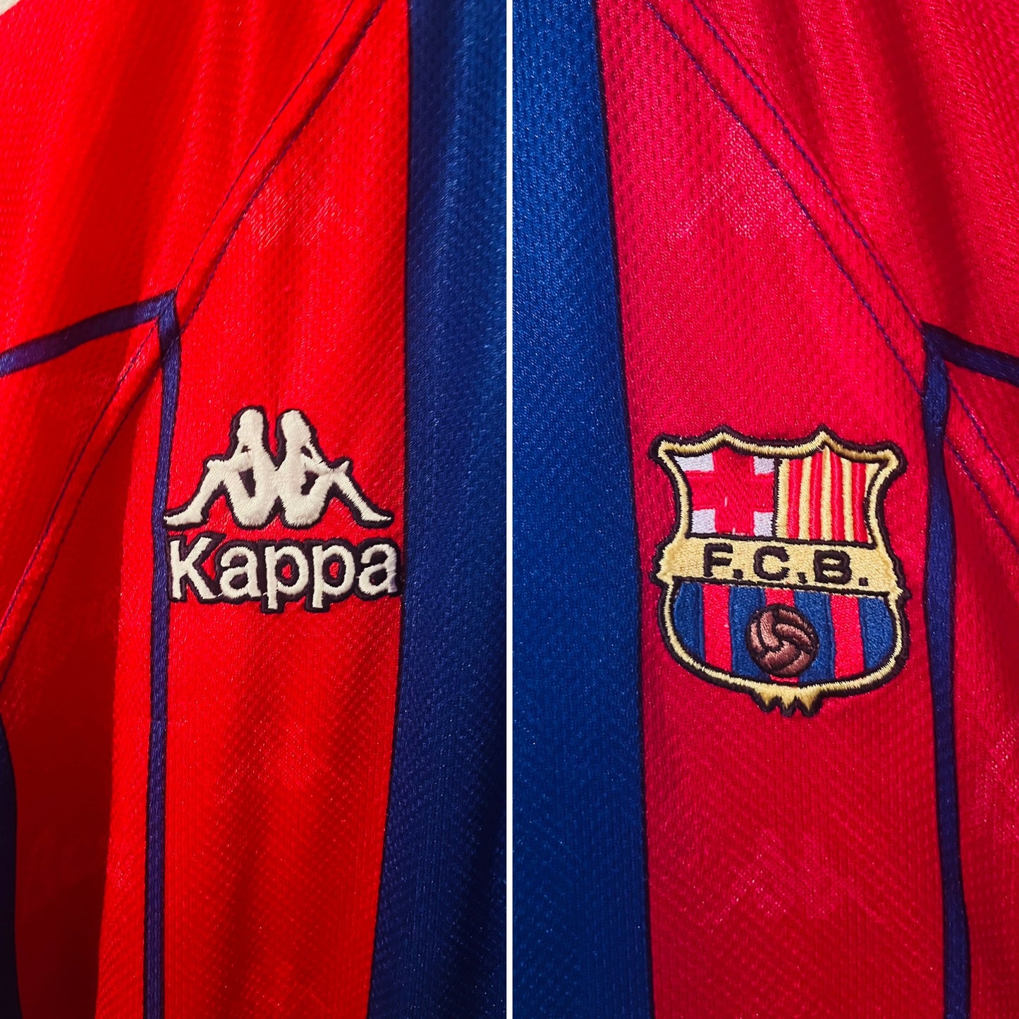 Barcelona home football shirt 1997/98 Luis Enrique Medium