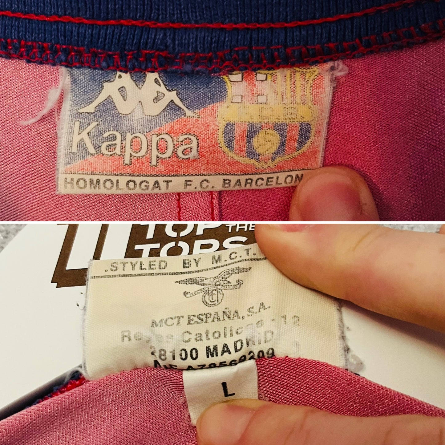 Barcelona home football shirt 1992/95 Stoichkov Large