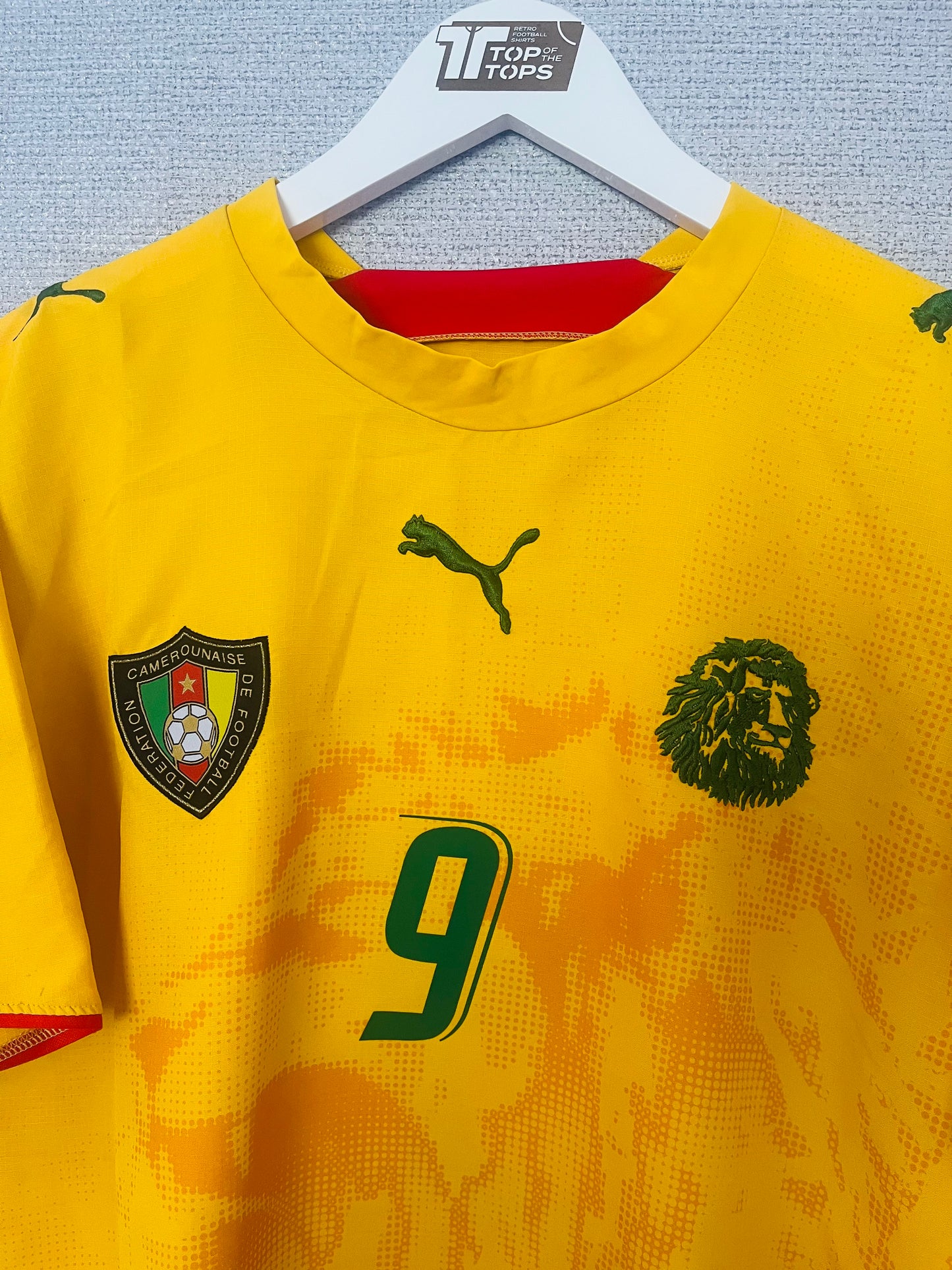 Cameroon away football shirt 2006/08 Etoo Large