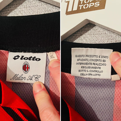 AC Milan home football shirt 1996/97 Baggio XL