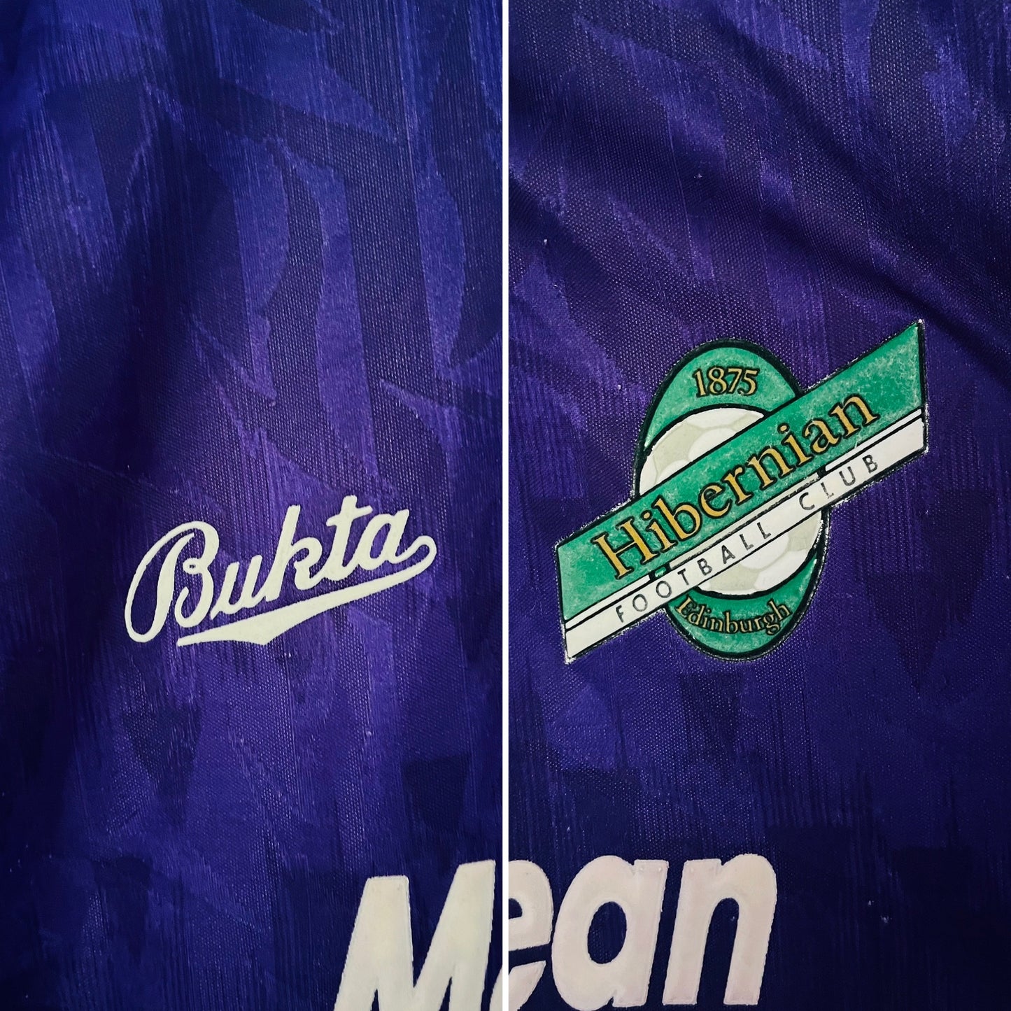 Hibernian away football shirt 1992/94 Large