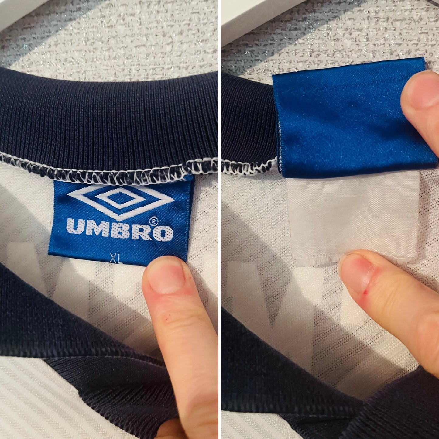 Tottenham Hotspur home football shirt 1993/95 Klinsmann XL