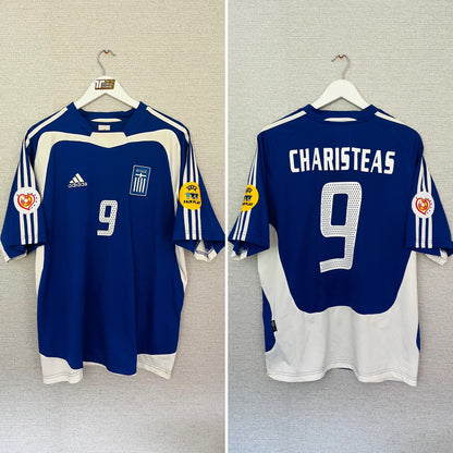 Greece home football shirt
Euro 2004 Charisteas Large