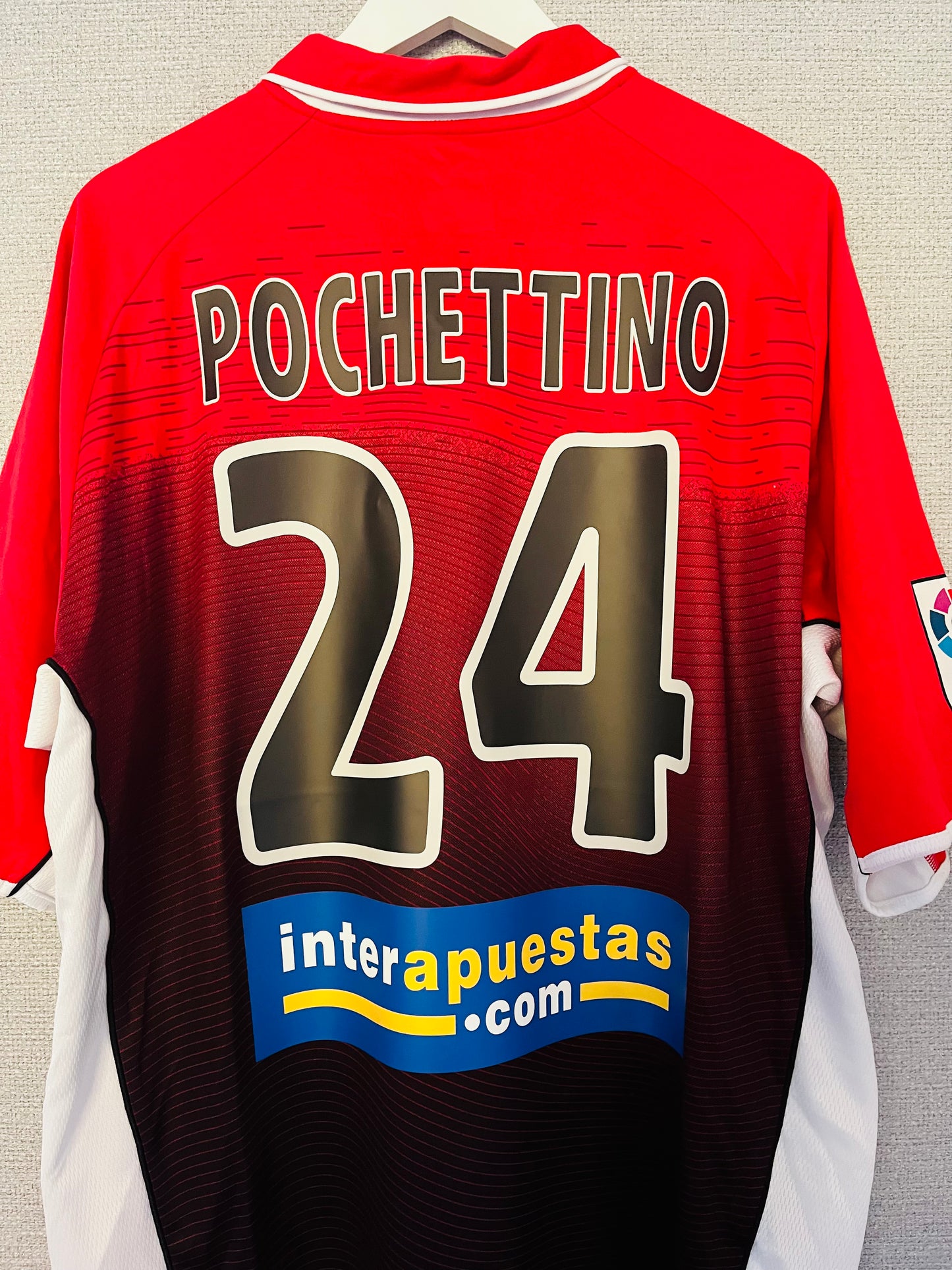 Espanyol away football shirt 2003/04 Pochettino XXL