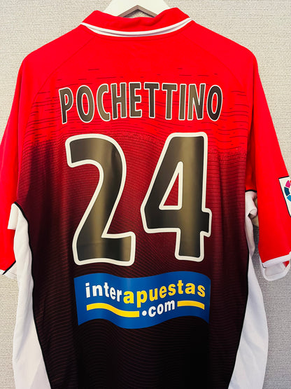 Espanyol away football shirt 2003/04 Pochettino XXL