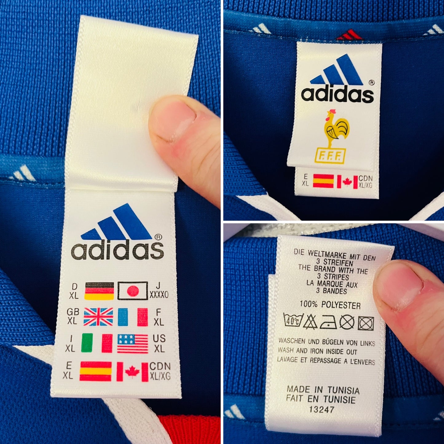 France home football shirt
Euro 2000 Zidane XL