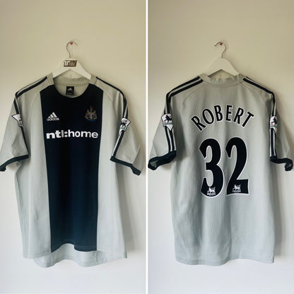 Newcastle United away football shirt 2002/03 Robert Large