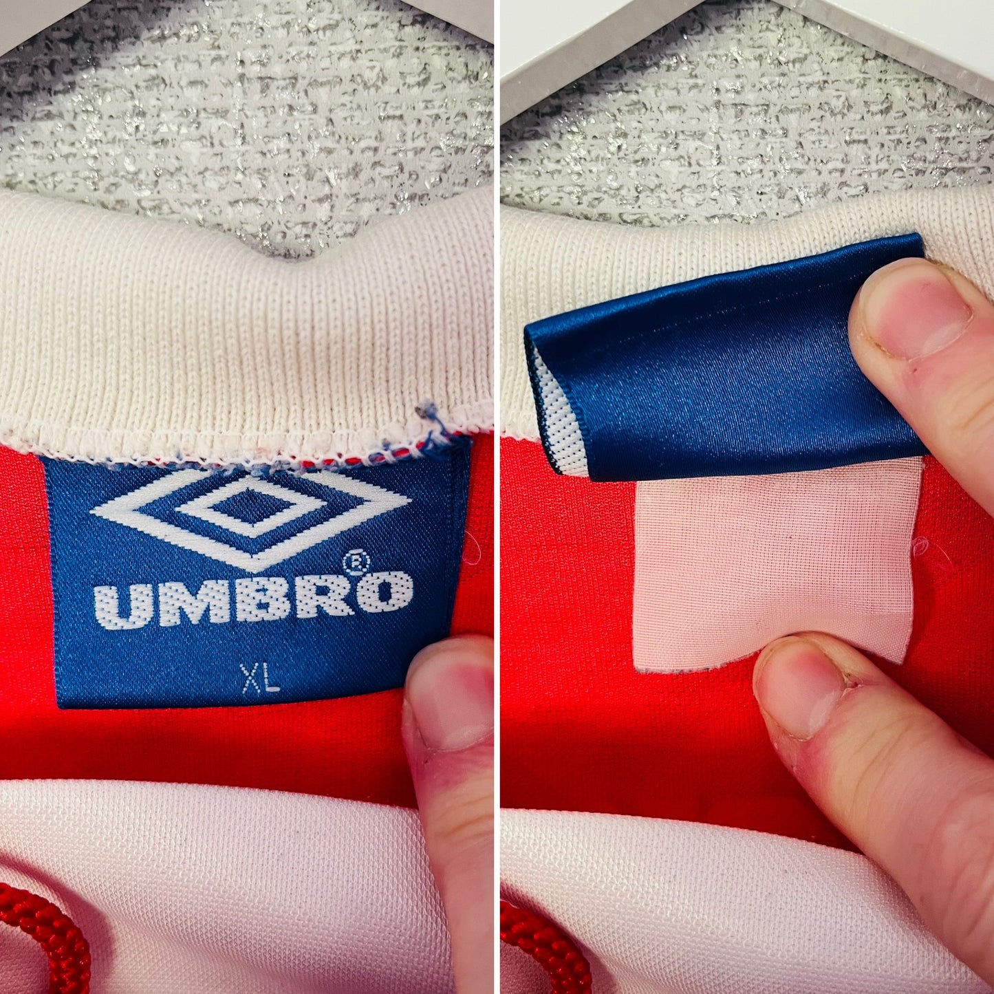 Manchester United home football shirt
1992/94 Hughes XL