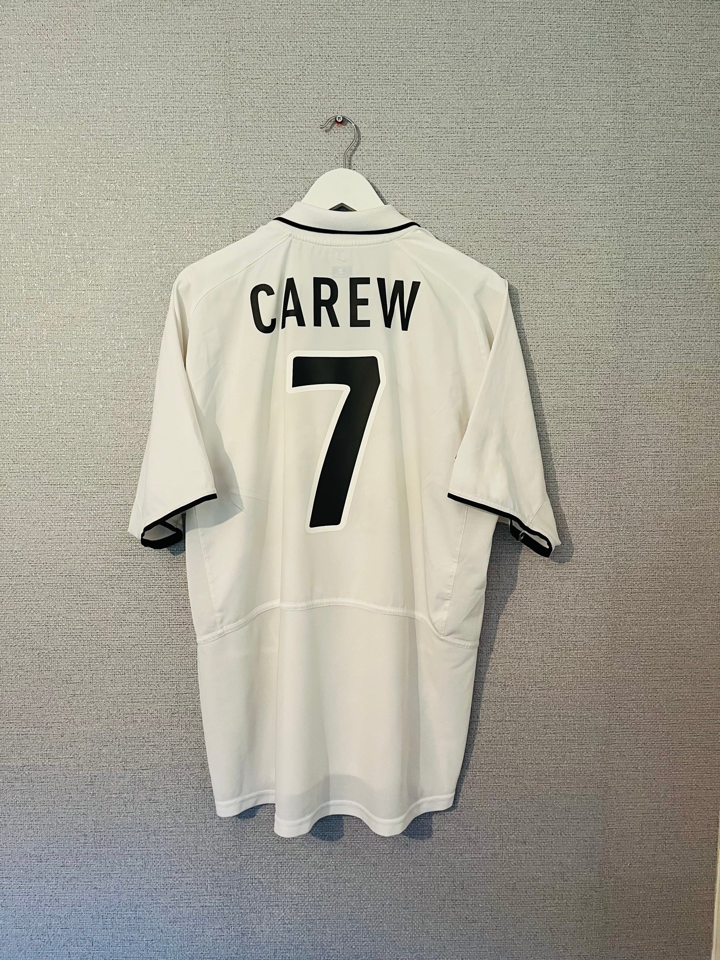 Valencia home football shirt 2002/03 Carew XL