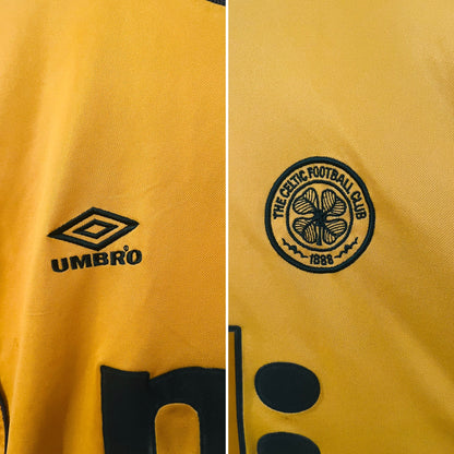 Glasgow Celtic away football shirt 2000/01 Larsson XXL
