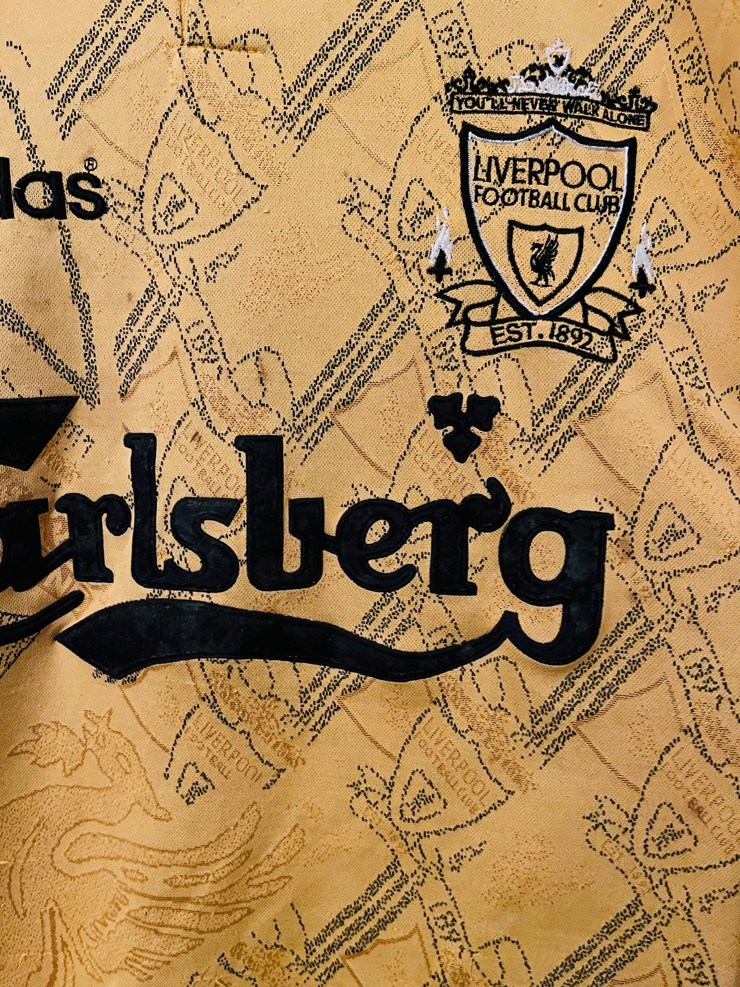 Liverpool third football shirt 1993/95 Small