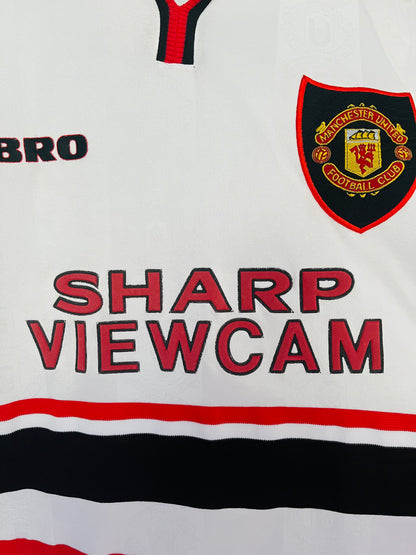 Manchester United away football shirt 1997/99 Beckham XXL