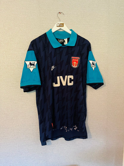 Arsenal away football shirt 1994/95 Wright XL