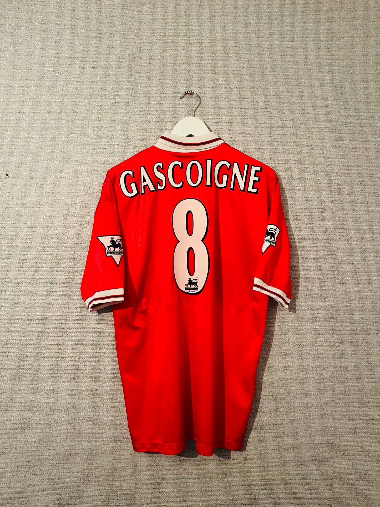 Middlesbrough home football shirt 1998/99 Gazza Large