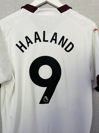 Manchester City away football shirt 2023/24 Haaland Large