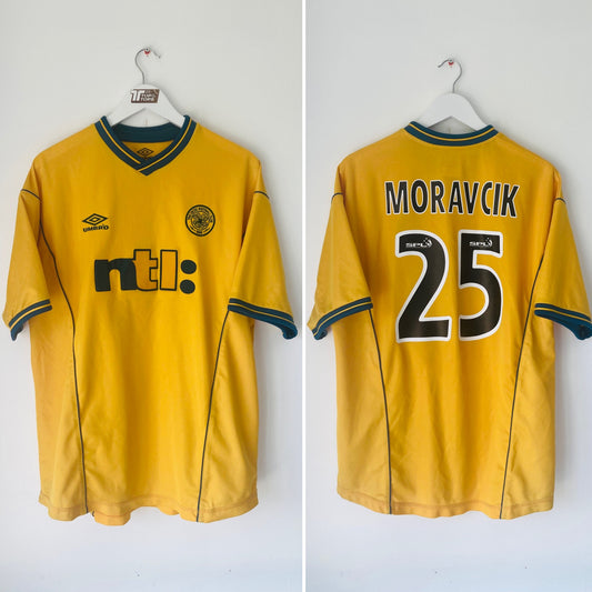 Glasgow Celtic away football shirt 2000/01 Moravcik XL