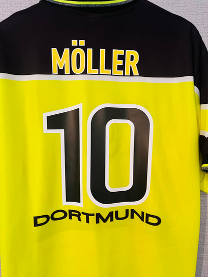 Borussia Dortmund home football shirt 1997/98 Moller XL
