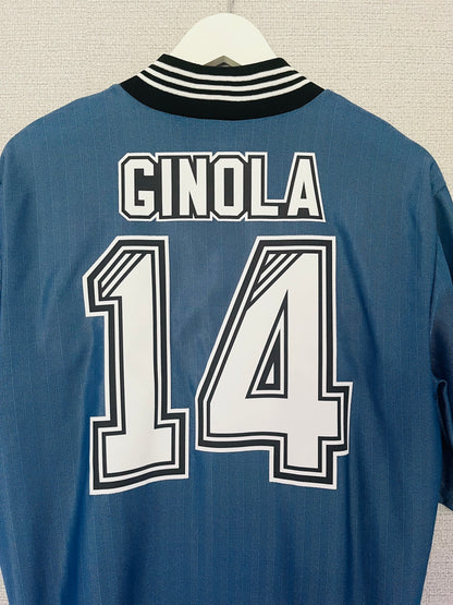 Newcastle United away football shirt 1996/97 Ginola Medium
