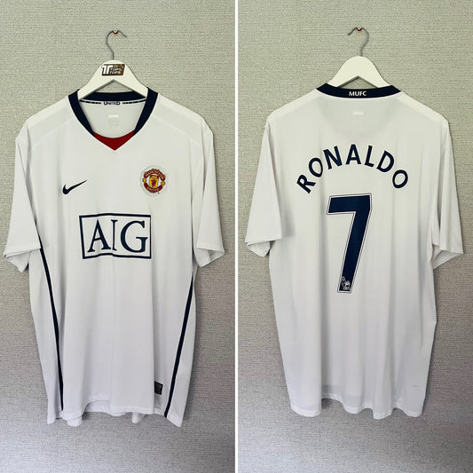 Manchester United away football shirt 2008/09 CR7 XXL