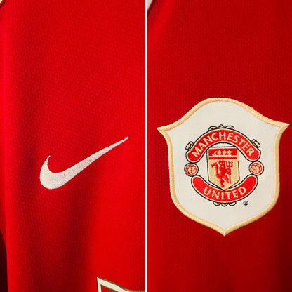 Manchester United home football shirt 2006/07 CR7 Large