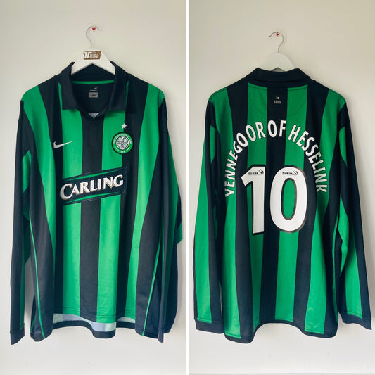 Glasgow Celtic away football shirt 2006/08 Vennegoor of Hesselink XXL