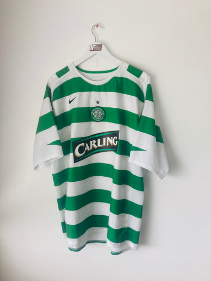 Glasgow Celtic home football shirt 2005/06 Petrov XXL