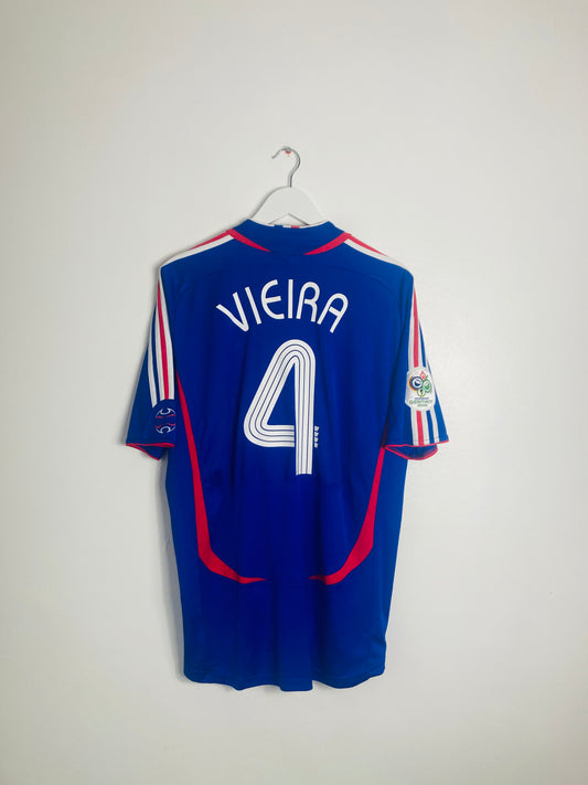 France home football shirt World Cup 2006 large Vieira