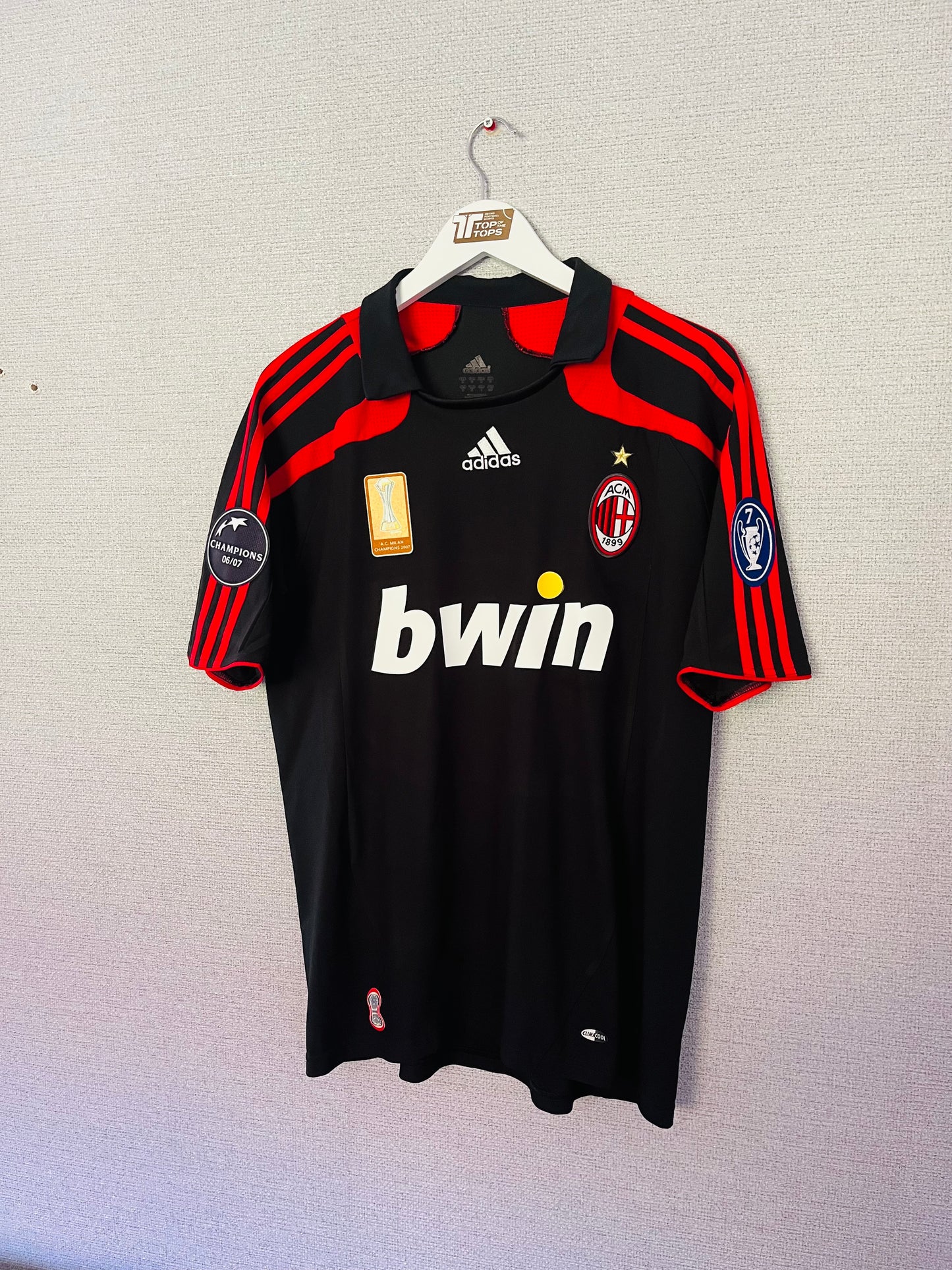 AC Milan third football shirt 2007/08 Maldini Medium