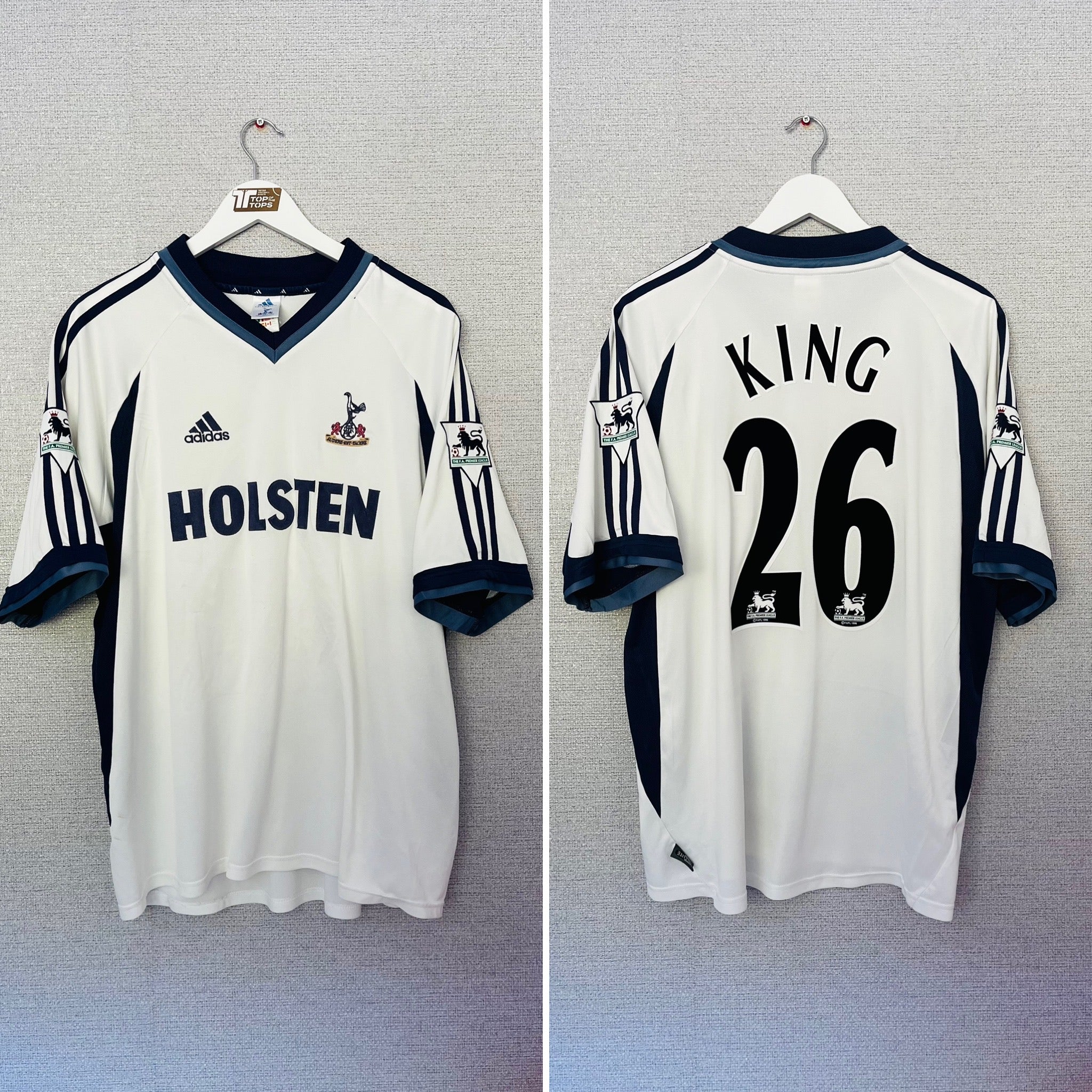 Tottenham Hotspur home football shirt 2001/02 King XL – Top