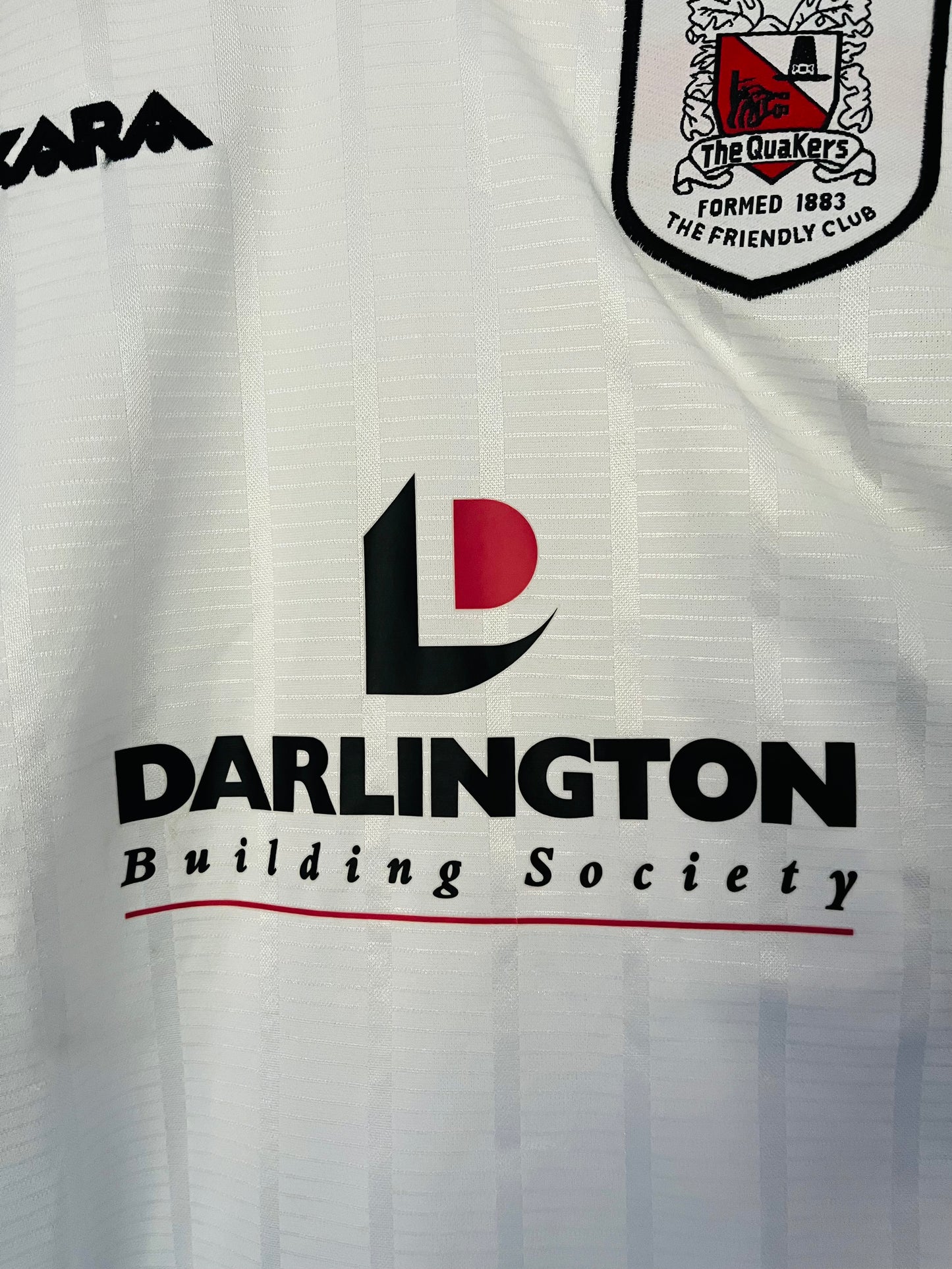 Darlington home football shirt 2000/02 XL