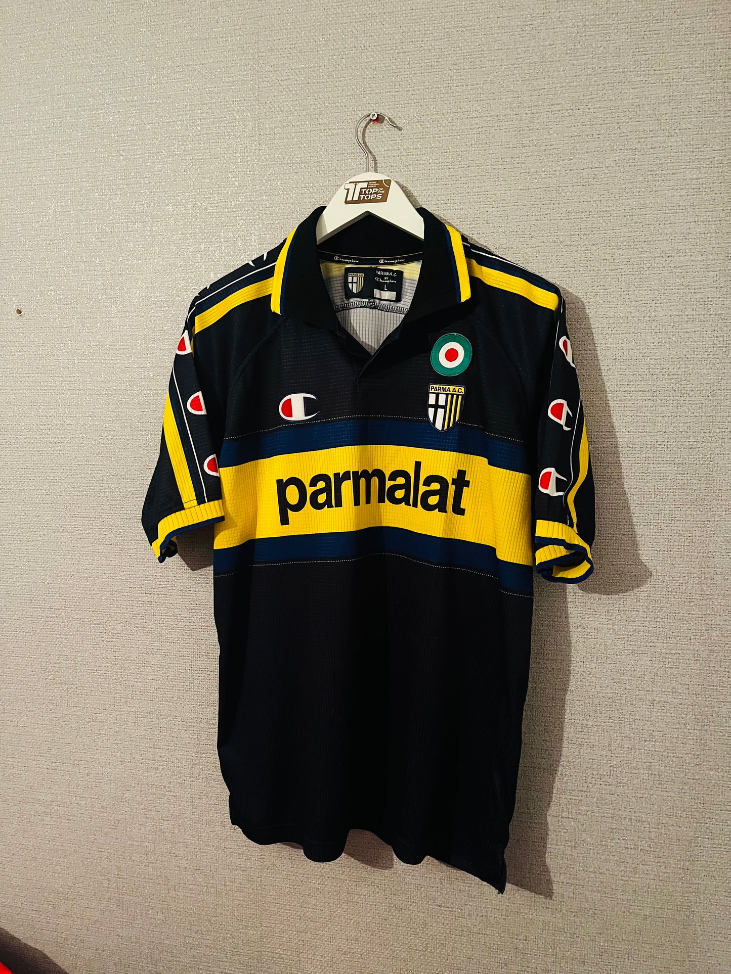 Parma away football shirt 1999/2000 Crespo Large