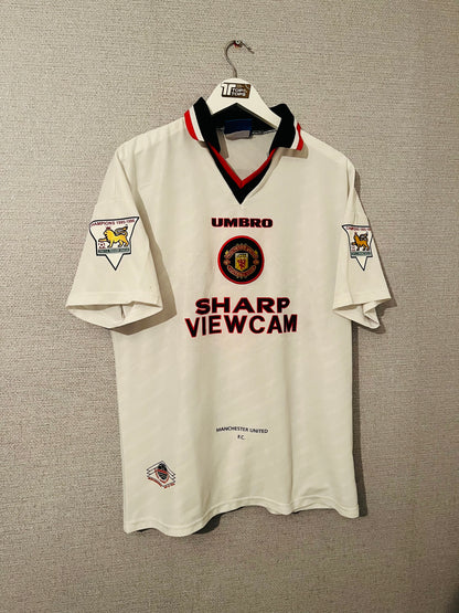 Manchester United away football shirt 1996/97 Cantona Large