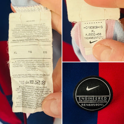 Barcelona home football shirt 2019/20 Messi XL