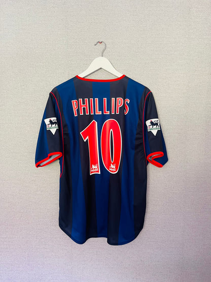Sunderland away football shirt 2001/02 Phillips Large