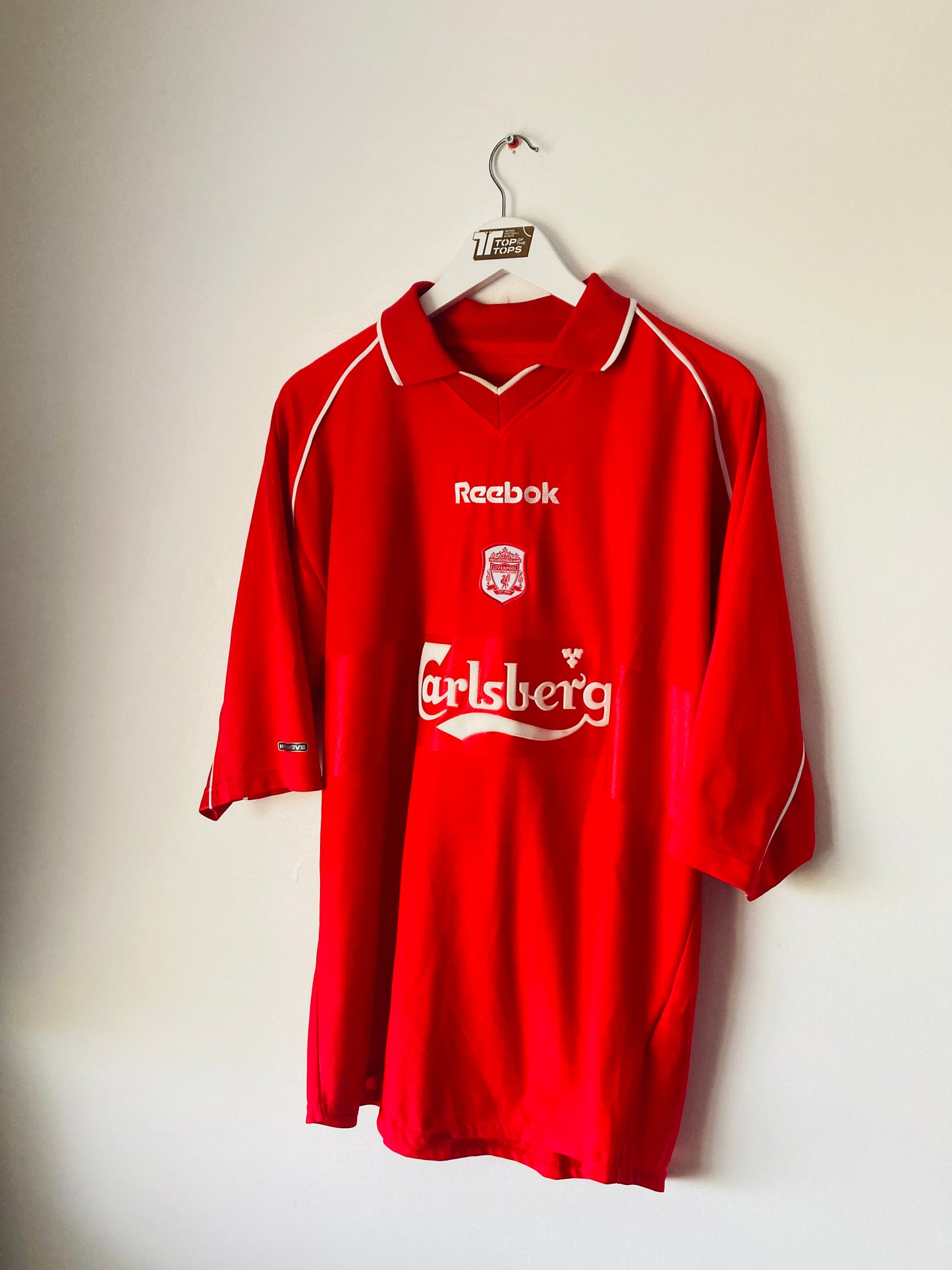 Liverpool home football shirt
2000/02 Fowler XXL