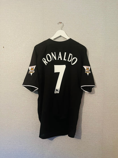 Manchester United away football shirt 2003/04 CR7 XL