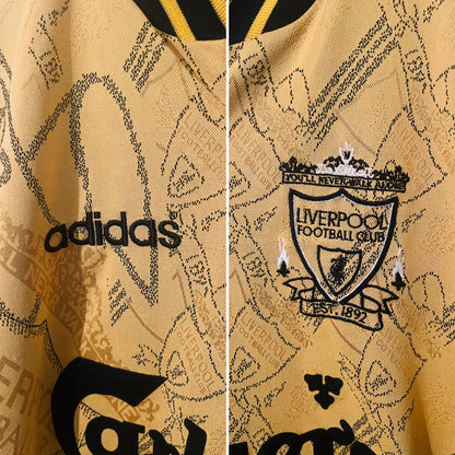 Liverpool third football shirt 1993/95 Fowler Large