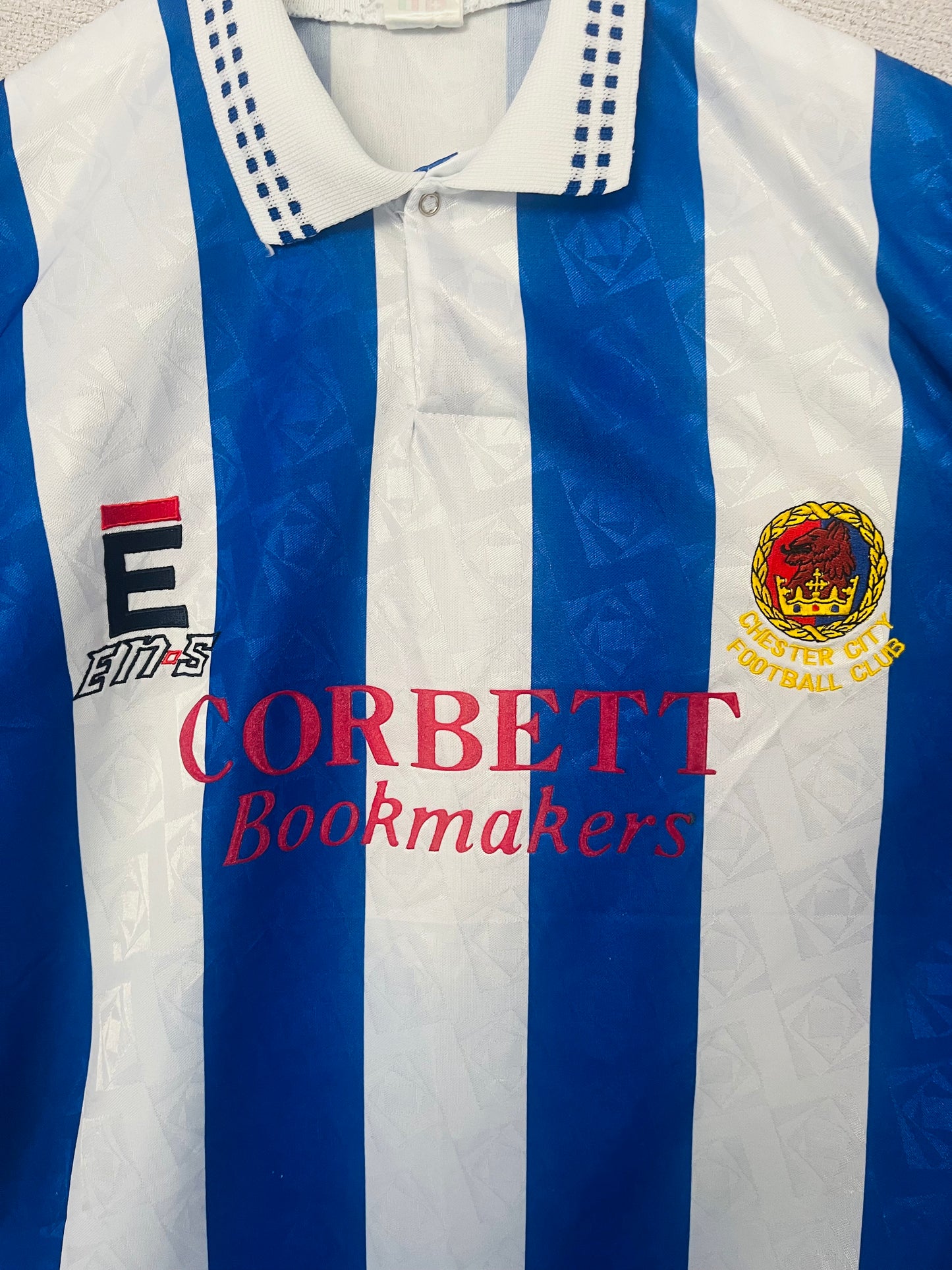 Chester City home football shirt 1993/94 Large