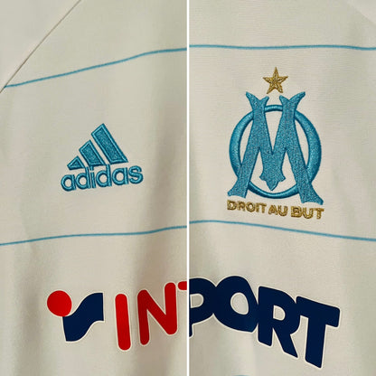 Olympique Marseille home cup final football shirt 2010/11 Taiwo Large
