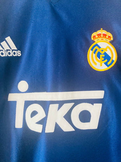 Real Madrid away football shirt 1998/99 Carlos Medium