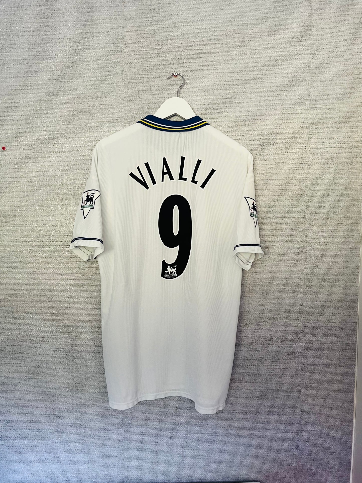 Chelsea away football shirt 1999/2000 Vialli XL